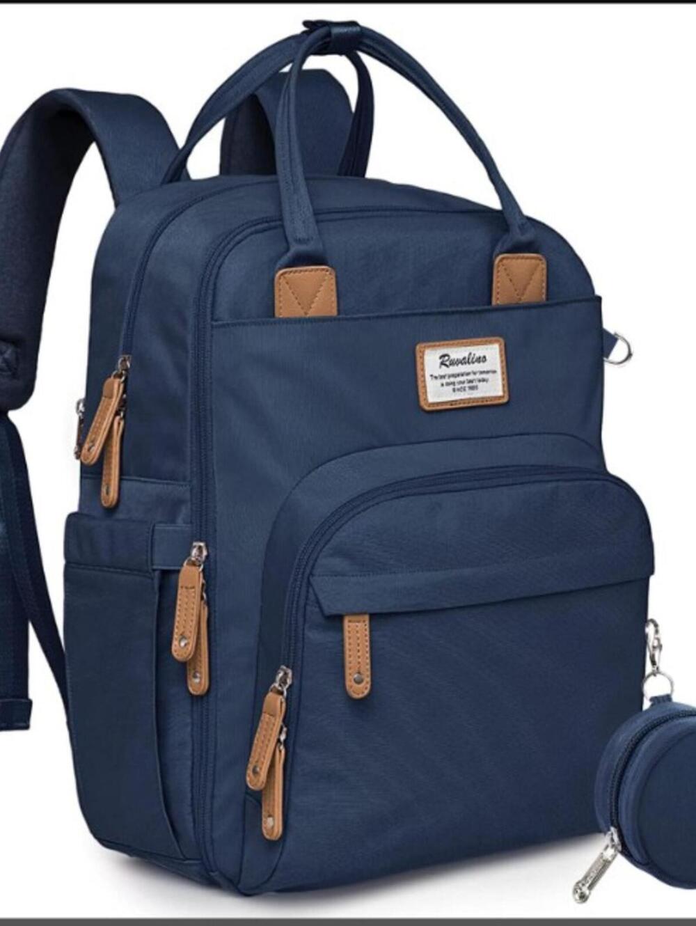DIAPER BAG BACKPACK-BLUE